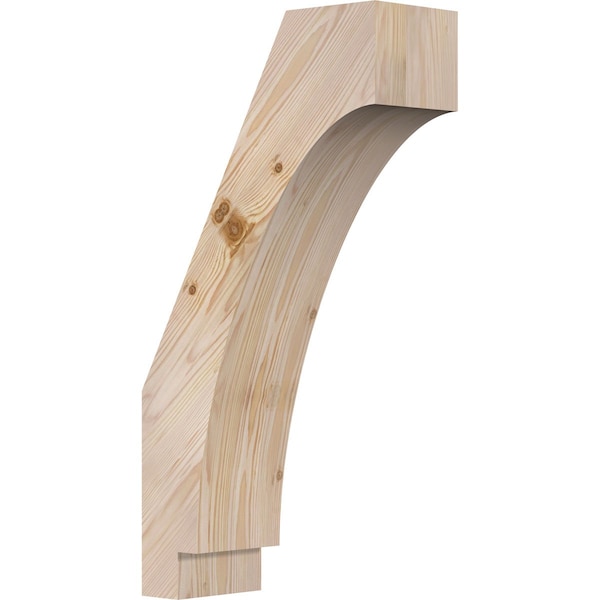 Ekena Millwork 5 1/2"W x 14"D x 26"H Imperial Smooth Knee Brace, Douglas Fir BRC06X14X26IMP00SDF - main